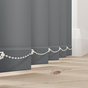 Verticale lamellen - Splash rots grijs