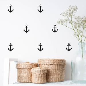 Klebefieber Wandtattoo Badezimmer Anker - 50 klassische Anker