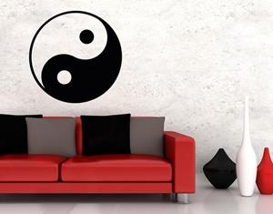 Klebefieber Wandtattoo Badezimmer Yin Yang