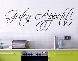 Klebefieber Wandtattoo Küchenspruch No.SF108 Guten Appetit