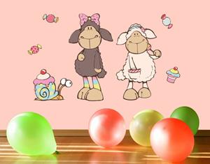 Klebefieber Wandtattoo Kinderzimmer NICI - Jolly Candy