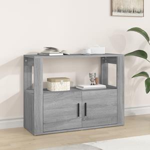 VIDAXL Sideboard Grau Sonoma 80x30x60 Cm Holzwerkstoff