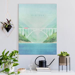 Klebefieber Leinwandbild Reiseposter - Big Sur
