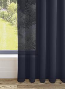 Vadain Grenada gordijn - Blauw met Driedubbele plooi