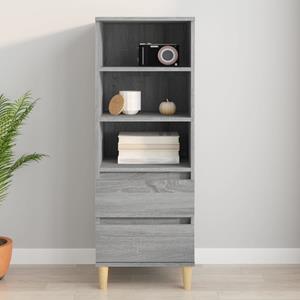 VIDAXL Highboard Grau Sonoma 40x36x110 Cm Holzwerkstoff