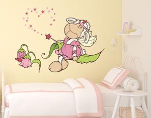 Klebefieber Wandtattoo Kinderzimmer NICI - Jolly Mäh Sternenfee