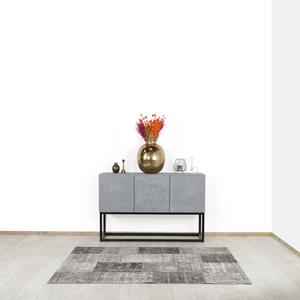 Industrielemeubelshop Betonlook dressoir Cantil met industrieel onderstel