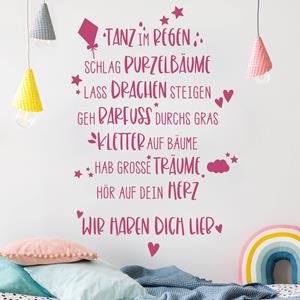 Klebefieber Wandtattoo Tanz im Regen