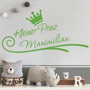 Klebefieber Wunschtext-Wandtattoo Kinderzimmer Wunschtext-Kleiner Prinz