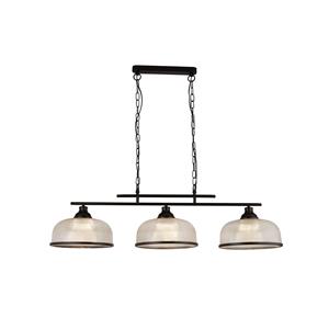 Searchlight Electric Ltd (FOB) Hanglamp Bistro 3-lamps, zwart