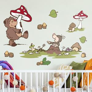 Klebefieber Wandtattoo 10-teilig NICI - Forest Friends - Hetch Hogan