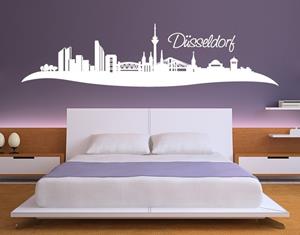 Klebefieber Wandtattoo Architektur & Skyline Skyline Düsseldorf