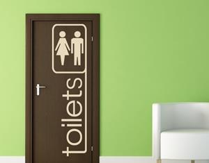 Klebefieber Wandtattoo Badezimmer Toilets