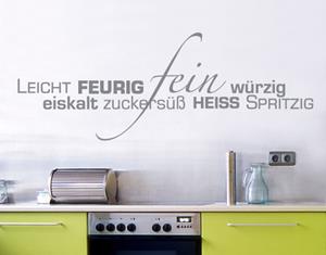 Klebefieber Wandtattoo Küchenspruch No.UL88 Küchenworte2