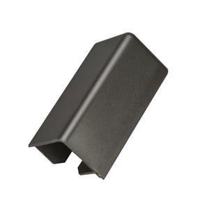 Mac Lean buitenhoek Classic Robuust zwart 75mm 2 stuks