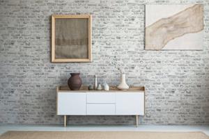 A.S. Création Vliestapete »Bricks & Stones Backstein Steinoptik«, leicht strukturiert, matt, (1 St)