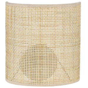 BELIANI Wandlamp rotan naturel CARIO