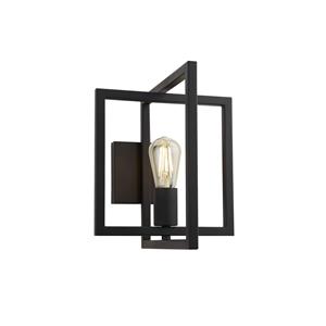 Searchlight Electric Ltd (FOB) Wandlamp Squares zwart