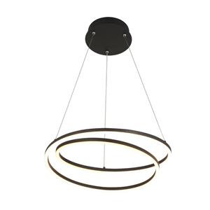 LINDBY Raycho LED-Hängeleuchte, dimmbar, schwarz