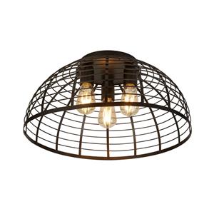 Searchlight Electric Ltd (FOB) Plafondlamp Cage II 3-lamps in kooidesign