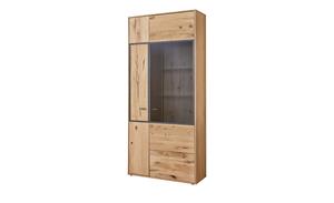 Woodford Vitrine  Menta ¦ holzfarben ¦ Maße (cm): B: 94 H: 207 T: 38  - Möbel Kraft