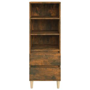 VidaXL Highboard Räuchereiche 40x36x110 cm Holzwerkstoff 