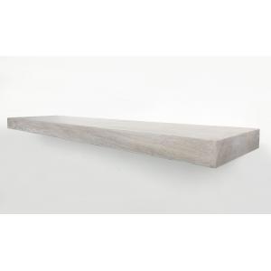 Wood Brothers Zwevende wandplank eiken recht natuurlijk wit 20 x 15 cm