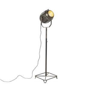 QAZQA Industrielle Stehlampe Bronze 140 cm - Broca