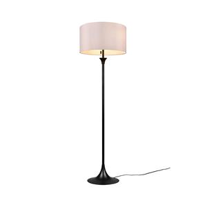 Trio international Moderne schemerlamp Sabia Zwart met wit 415700332