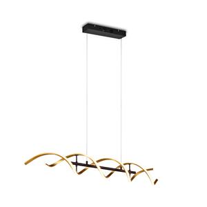 Trio Lighting LED-Hängeleuchte Sequence, dimmbar, CCT, messing
