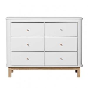 Oliver Furniture Wood Kommode 6 Schubladen Eiche