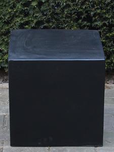 HO-Jeuken Sokkel light cement, zwart, 50x50x50 cm