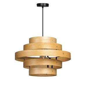 ETH Oaknut - Hanglamp - Hout - 5 Rings