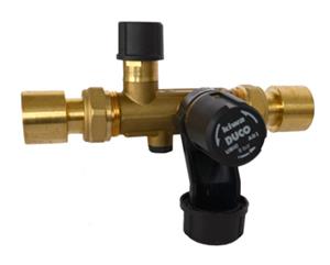 Pentec inlaatcombinatie UBIC. 28mm soldeer. Maximale werkdruk 8 bar