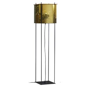 ETH Cube - Vloerlamp - Zilver Goud - 130 cm hoog