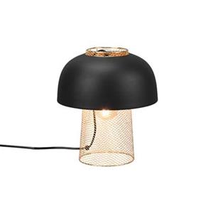 Reality Punch Tafellamp - 1x E27 - Goud Zwart