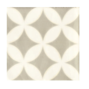 Terre d'Azur Madelaine Decor 10 vloertegel 13x13cm grijs - 30 stuks per doos