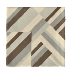 Terre d'Azur Madelaine Decor 1 vloertegel 13x13cm creme