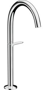 hansgrohe Waschtischarmatur Axor One Select 270 mit Push-Open Ablaufgarnitur Ausladung 165 mm - Chrom