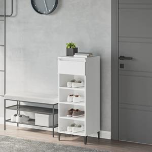 vidaXL Schuhregal Weiß 40x36x105 cm Holzwerkstoff 