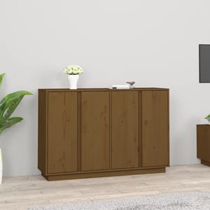 VidaXL Dressoir 120x35x80 cm massief grenenhout honingbruin