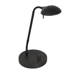 MEXLITE LED Tischleuchte Biron in Schwarz 8W 650lm