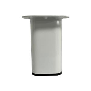 Furniture Legs Europe Witte ovale verstelbare meubelpoot hoogte 9,5 cm