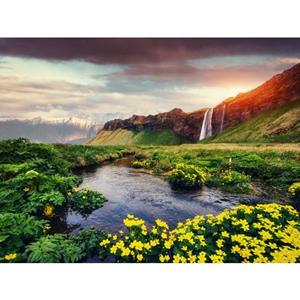 Papermoon Fotobehang Seljalandfoss waterfall Iceland