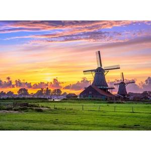 Papermoon Fotobehang Dutch Windmills