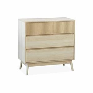 sweeek - Houten commode, 3 laden - linear