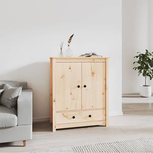 vidaXL Hoge kast 83x41,5x100 cm massief grenenhout