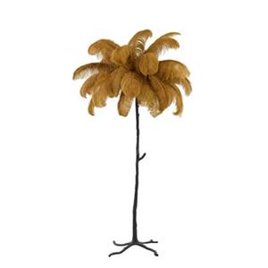 Light & Living  Vloerlamp FEATHER - 95x95x180 - Bruin