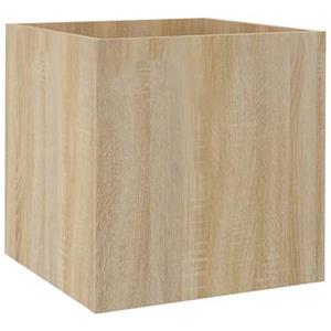 VidaXL Plantenbak 40x40x40 cm bewerkt hout sonoma eiken