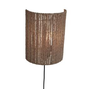 GOOD&MOJO Wandlamp Iguazu Jute, 32cm hoog - Naturel